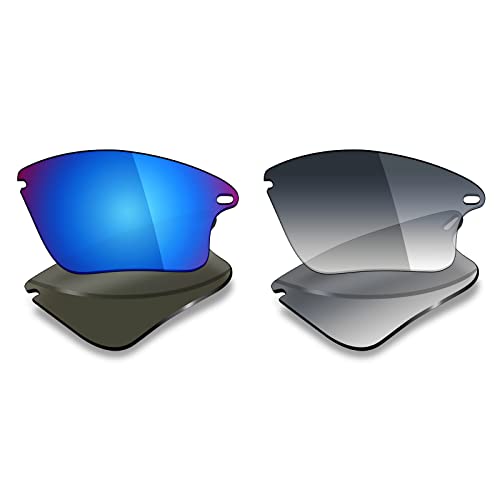 Image of Mryok 2 Pair Polarized Replacement Lenses for Oakley Fast Jacket XL Sunglass - Options