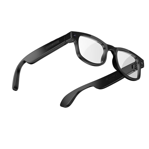 Image of Aeoss AI Video Smart Glasses with 8MP HD Camera - Real-Time Language Translation, AI Object Recognition, Bluetooth Audio Calls & Voice Assistant - for Driving, Sports & Vlogging