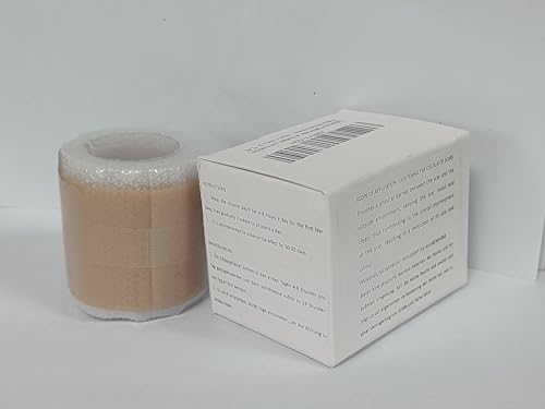 QaZanteiar Tiritas de silicona 4 x 150 cm Tiritas de silicona para cubrir cicatrices Hipoalergénicas Reutilizables Tiritas de silicona precortadas e impermeables