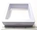 JM Set of 3 pcs Transparent 3D Floating Frame Display Holder/Box/Frames for Challenge Coins, AA Medallions, Antique, Jewelry,Gift, White, 2.75 x 2.75 x 0.75 Inches
