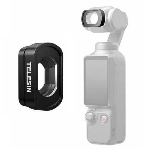 DJI アクションカメラ OSMO POCKET 3 + 広角レンズ Amazon | TELESIN 広角レンズ DJI Osmo Pocket 3/4 Xtra Muse用 | 0.72