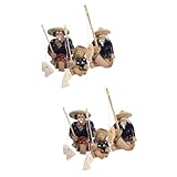 Pêcheur bonsaï - ajoutant de la personnalité et un environnement réaliste aux aquariums, parfait pour la décoration d'aquarium, d'étang et d'aquarium, figurine de pêche asiatique