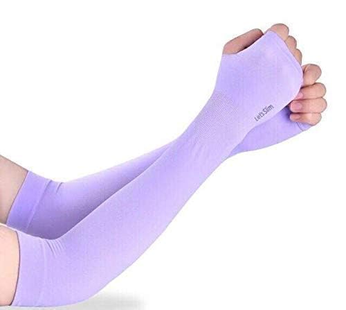 Image of Arm Sleeves Men & Women Sunlight Protection Protection from Dust, Pollution, Sunburn, UV Protection - Suitable for, Sports - Hand Summer Gloves (Pack Of 1)