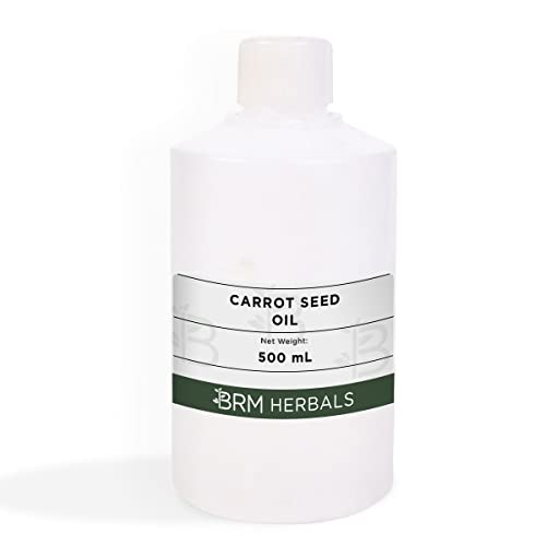 Image of Carrot Seed Essential Oil - Therapeutic & Cosmetic Grade - 500 Ml For Aromatherapy, Diffuser, Soap Making, Cosmetic Making, Lotions, Creams, Diy Personal Care For Face, Hair, Skin & Body