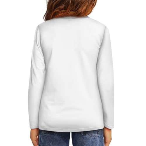 Image of Uourmeti Long Sleeve Tops for Boys Graphic T Shirts Teen Girls Active Pullover Tees