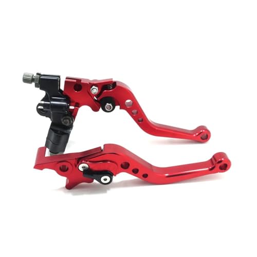 Palanca Freno embragu Palancas De Freno Y Embrague De Aleación Modificadas para CRF50 KLX TTR SSR Dirt Pit Bike Off Road Motorcycle 110-200CC Palanca Embrague Freno Corta