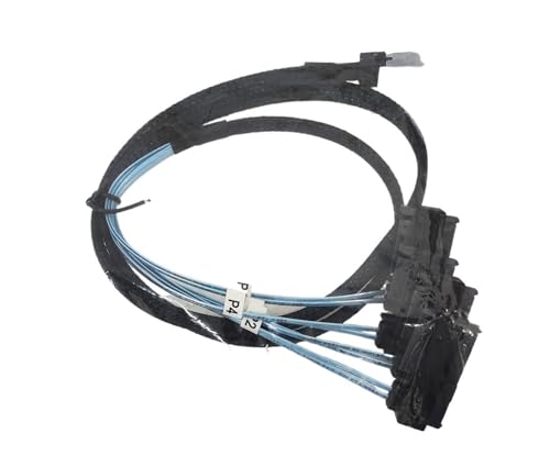 Cable S/AS 36P SFF-8087 a 4 SFF-8482 con cable de energía SATA 1 m