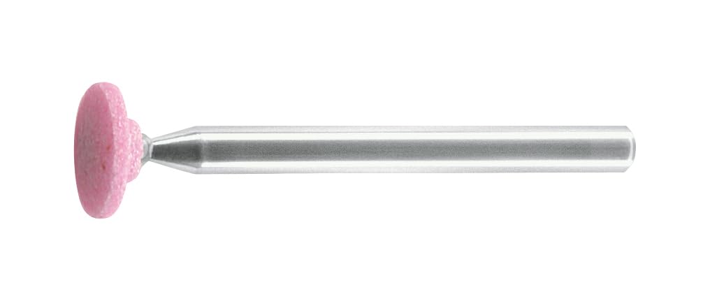 LUKAS-ERZETT - 20 perni abrasivi D3, forma cilindrica per acciai utensili, 8 x 2 mm, codolo 3 mm, grana 100-12 x 17,5 x 0,47 cm