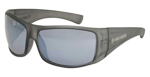 Harley-Davidson Men's Workout Gray Smoke Mirror Performance Riding Sunglasses