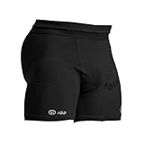 iGD | Men’s Compression Ductor Shorts V2 | Muscle Recovery Technology, Prevents Injury & Enhances Performance for High Intensity Sport & Long Distance Events | Unique 4-Way Stretch | Black (L)
