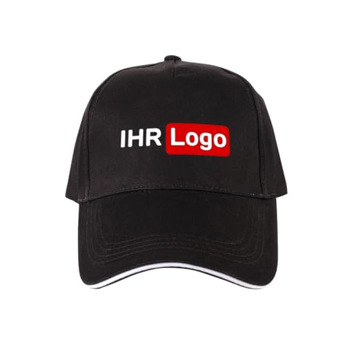 ROHBVMN Basecap personalisiert mit Foto/Logo/Text | Verstellbare Kappe für Männer & Frauen | personalisierte Schirmmütze selbst gestalten | Mesh Cap Baseball Cap Herren Damen