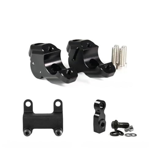 Élévateur guidon MT-07 rehausseur aluminium noir pour Yamaha MT07 2021-2025