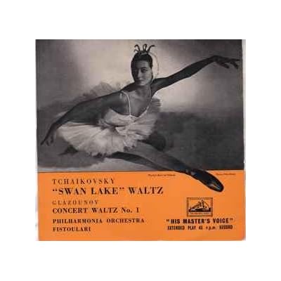 Philharmonia Orchestra Conducted By Anatole Fistoulari &lrm;&ndash; "Swan Lake" Waltz / Concert Waltz No. 1 Label: His Master's Voice &lrm;&ndash; 7 EB 6028 Format: Vinyl, 7",