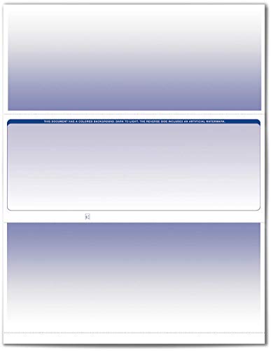Recharges de vérification de sécurité Business VersaCheck Form #1001