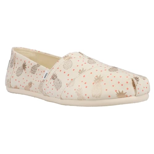 TOMS Womens Alpargata Graphic Slip On Flats Casual - Beige3
