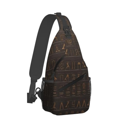 Morrales de hombre y mujer tipo sling negro urbano miniatura 1