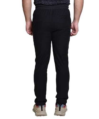 Image of Track Pant for Men - Polycotton Joggers, Gym Pants & Lowers for Men with Adjustable Waist, Moisture-Wicking Fabric & Pockets - Cargo & Ideal Sports Pajamas for Workout & Casual Wear