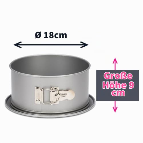 Pastisse Silver-Top Springform mit hohem Rand - Durchmesser 18cm – Ansicht 6