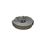 Echt Leder Dayneq ca. 4cm Breit Lederriemen Riemen Gürtelriemen Schwarz Länge Wählbar Echt Leder (120cm Gesamtlänge)
