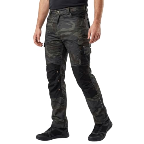 NEO TOOLS Pantalon de travail Mix&Match robuste pour homme, Camouflage vert