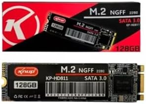SSD M.2 NGFF 2280 128GB SATA III – HD Interno para Notebook e PC, Instalação Fácil