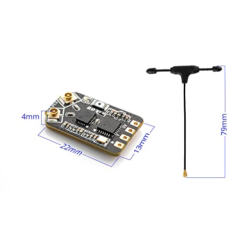 Image of Radiomaster ELRS Receiver RP3 2.4GHz ExpressLRS Nano Receiver with 79mm UFL T Dual Antenna for ELRS FPV Remote Controller Ideal for FPV Drone /Tiny Whoop /Fixed-Wing RC Plane