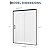 44"-48"W x 72"h Double Sliding Shower Door - Semi-Frameless Bypass Bathroom Door with 1/4" Tempered Glass,Matte Black Finish for Walk-in Shower