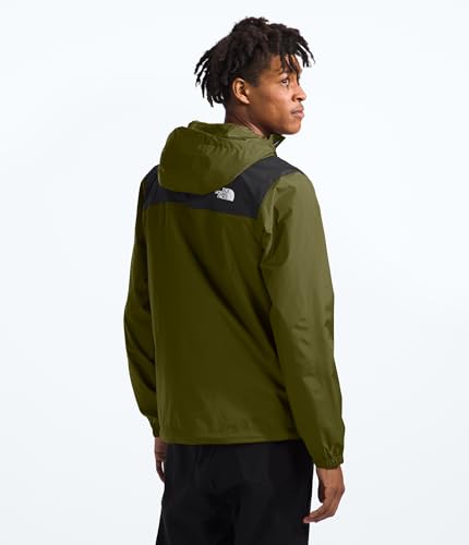 The North Face Men's Antora Jacket, L, Forest Olive/TNF Black-NPF4