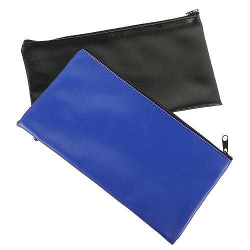 2pcs Zippered Money Pouch Small Cosmetic Bag for Cash Coins and Travel Essentials Design Portable for Women and Skincare