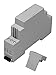 Camdenboss Enclosure, Ip20, Din Rail, Vented, Kit, Din Rail, 58 Mm, 17.5 Mm, 90 Mm, Pc (Polycarbonate), Grey Rohs Compliant: Yes - CNMB/1V/KIT