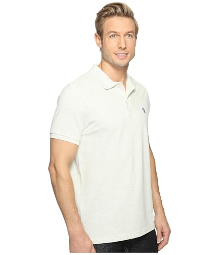 Image of U.S. POLO ASSN. Men Cotton Regular Fit Solid Polo With Small Pony