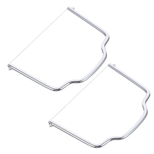 ULTECHNOVO Cortador de Queso Multifuncional Alambre y Mango Electrochapado, 2 Piezas, Cortador de Mantequilla Manual para Queso Semicurado, Fruta y Pastel, Utensilio para Cocina y Hogar