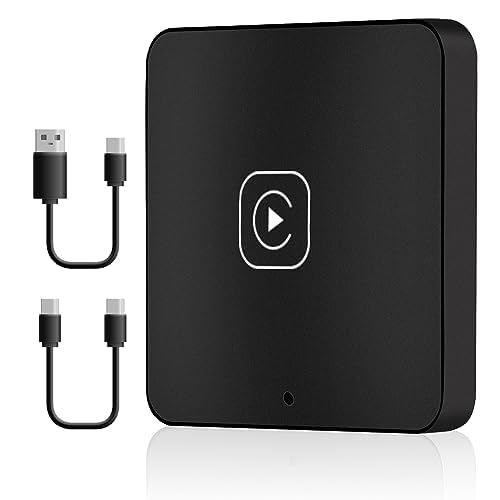 CAMECHO Wireless CarPlay Adapter for All Factory Wired CarPlay, Apple Carplay Wireless…