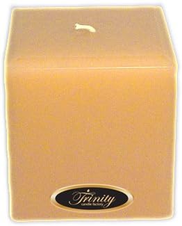 Trinity Candle Factory - Sandalwood - Pillar Candle - Square - 4x4