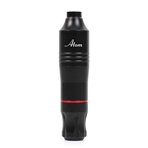 Dragonhawk Atom Rotary Pen Tattoo Machine Japan Motor for Tattoo Artists (Black)