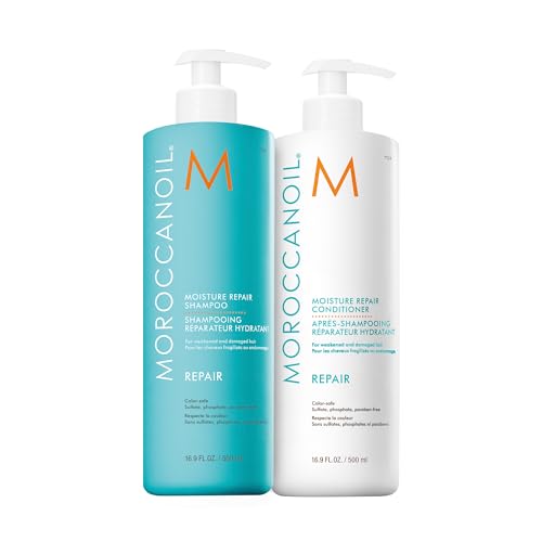 Moroccanoil Moisture Repair 500ml Shampoo and Conditioner Set - Image 3