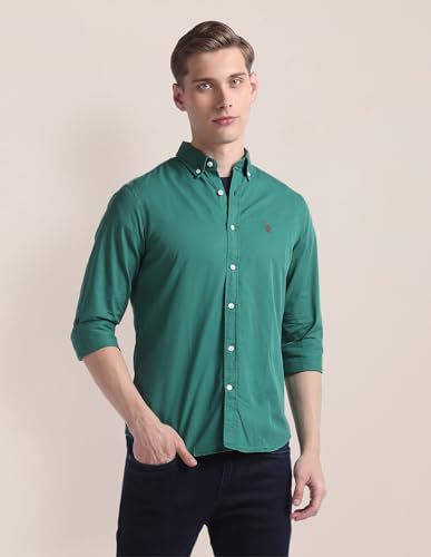 Image of U.S. Polo ASSN. Men's Cotton Regular Fit Shirt