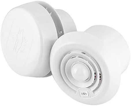 for ventline ceiling exhaust fan 12 volt RV Fan RV Roof Air Vent Ceiling Exha 12V Roof Fan 5000R/min LED Air Ceiling Ventilation Grille Round for Campers Motorhome Travel Trailer Van