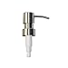 Gaddrt, pompetta di ricambio per dispenser per sapone e lozioni, in acciaio INOX 304, Acciaio inossidabile, Silver/White, F