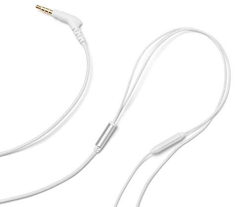 Symphonized Aln Premium Genuine Wood In-Ear Noise-Isolating Headphones, Earbuds, Earphones With Mic (White) #TOP3