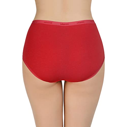 Image of Amante Solid Cotton Full Brief Panty Pack(Pack of 3)