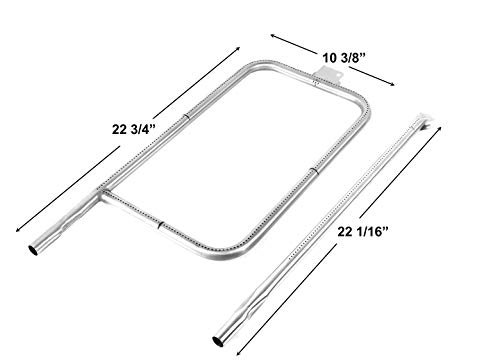 Image of DELSbbq 65032 60036 Burner Tube and Grill Ignitor Kit for Weber Q300, Q320, Q3000, Q3200, 404341, 57060001, 586002, Stainless Steel Grill Burner Tube Set Replacement for Weber Q Series