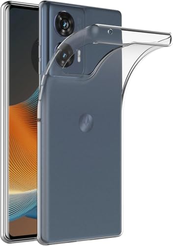 Image of REALCASE Silicone Moto Edge 50 Fusion | Moto G96 5G Back Cover Case, Scratch Resistant Protective Crystal Clear Transparent Shock Proof Bumper Back Cover Case for Moto Edge 50 Fusion | Moto G96 5G