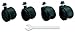 Quik Lok - Set Di Ruote ZM99 Per Supporti Tastiera; Ruote Robuste E Scorrevoli; Bloccaggio Sicuro; Montaggio Semplice; Ideale Per Spostare Supporti Con Facilità - 3