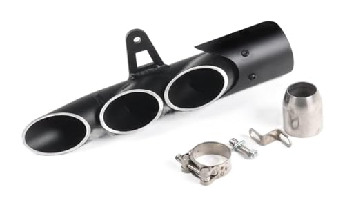 Per Kawasaki Per Z900 Per ZX6R Marmitta in fibra di carbonio a doppio scarico Slip-On Tubo di scarico per moto