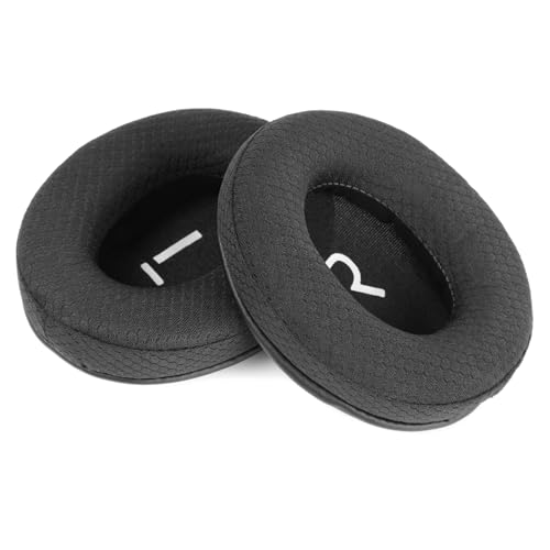 Almohadillas para auriculares HT5009 de repuesto para Avantree Audition Pro/HT5009/HT4189, almohadillas para orejas de tela con aislamiento acústico, color negro miniatura 5