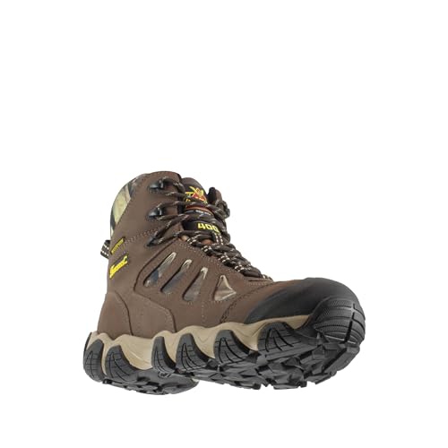 Thorogood Crosstrex 6” Insulated Waterproof Hiking Boots for Men - Breathable Premium Leather and Mesh with Comfort Insole and Athletic Traction Outsole; ASTM Rated