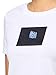Armani Exchange Women's Regular Fit Tee with Boys Graphic, Optic White, Large