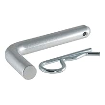 CURT 21580 Trailer Hitch Pin & Clip, 5/8-Inch Diameter, Fits 2 or 2-1/2-Inch Receiver, Clear ZINC