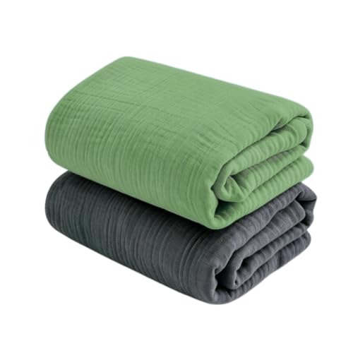 Image of Muslin Swaddle Blankets for Newborn, Cotton Receiving Blankets for Baby